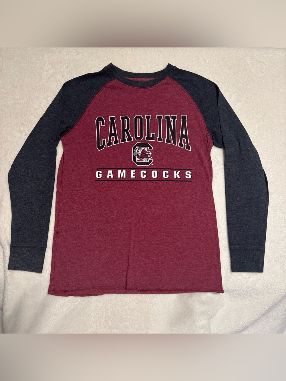 Carolina Gamecocks Long-Sleeve Shirt - Garnet/Charcoal